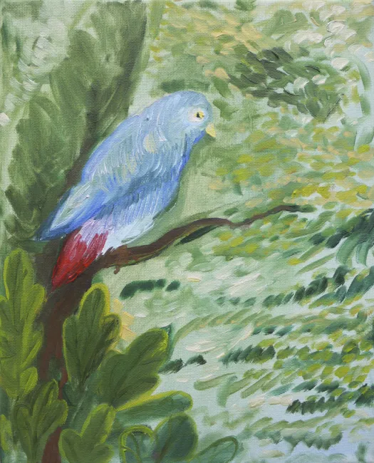 Blauer Vogel