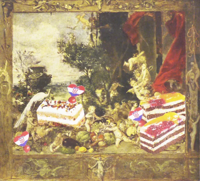 Collage-kolač