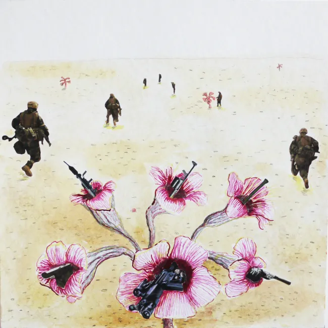 Florale Rache